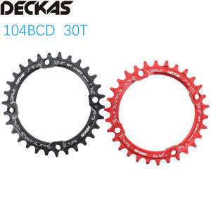 Deckas 104BCD Chainring pusingan basikal 30 T gigi MTB Bike Mountain Bike rantaian Ring Chainwheel 104 Bcd 30 gigi