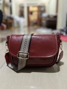 MYZANN Tas Selempang Wanita Tas Mini Tas HP Tali Webbing Tebal