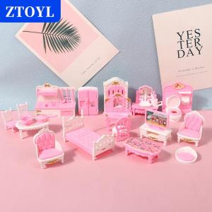 [COD]🔥🔥🔥ZTOYL 4 7 10 11Pcs Miniature Dollhouse Furniture Accessoies Kid Toys Kitchen Bedroom Living Room Bathroom Cooking Things For Doll Game