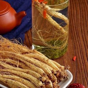 Genuine Dried Ginseng Changbai Mountain White Ginseng for Soup Soaking Tea