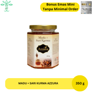 Madu Plus Sari Kurma Azzura 350 gram / Madu murni asli original Madu asli Madu murni