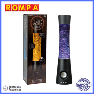 LED Glitter Lamp with Bluetooth Speaker – Relaxing Night Light for Bedroom Home & Office Decor