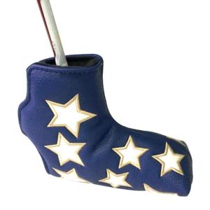 Star Pattern Golf Iron Head Cover Thick PU Leather Golf Head Cover Replacement Headcover Protective Cover Easy to Use