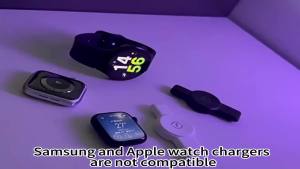 Bộ sạc không dây từ tính di động cho đồng hồ serises 9 8 7 6 bộ sạc chuyển đổi USB A Type C cho Samsung Galaxy Watch 6 5 4 3