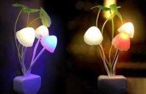 Đèn Ngủ Hình Cây Nấm Cảm Ứng Ánh Sáng Cao Cấp