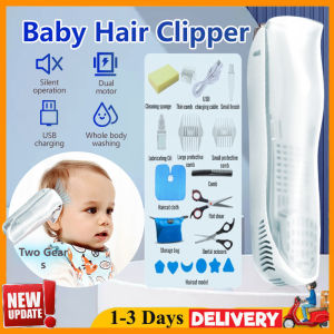 Baby Trimmer Baby Hair Clipper Mute Waterproof Electric Hair Clipper Machine USB Charging Baby Clipper Kids Trimmer