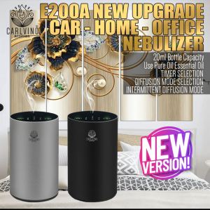 Home Office and Car Use Nebulizer (E200-A) With Timer & Diffusion Function for (15ml Capacity - SG Readystocks)