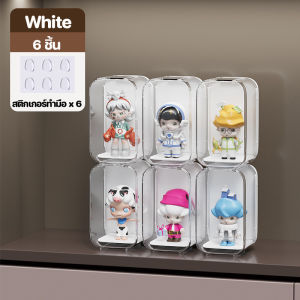 【Yearn】COD กล่องตั้งโชว์ กล่องอะคริลิคใส กล่องใส่ตุ๊กตา วางซ้อนกันได้ ป้องกันฝุ่นและความชื้น(6PCS)