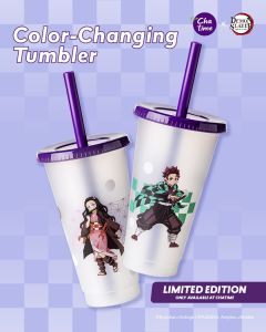 Chatime X Demon Slayer Color Changing Tumbler Limited Edition Authentic Philippine Release