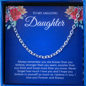 Dây Chuyền Bạc Tặng Con Gái Duy Hiển S925 Kiểu Xích Chữ O Phay Đủ 4 Size Siêu Sáng Bền Đẹp