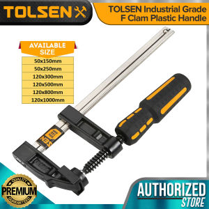 TOLSEN Industrial Grade F Clamp (6" 10" x 50mm | 12" 20" 32" 40" x 120mm) Plastic Handle
