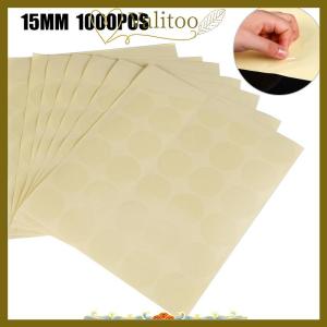 [Valitoo] 1000 15MM clear round sticker round transparent labels circle PVC Sealing labels