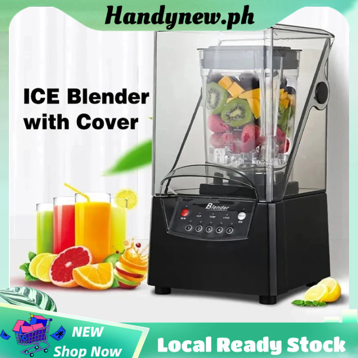 Commercial Blender with Cover for Smoothie Shake Juice Lazada PH
