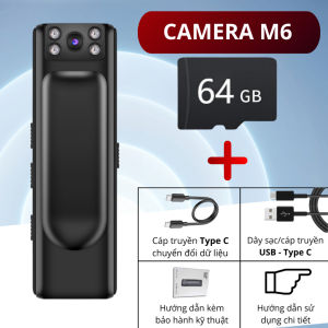 Mini camera M10 quay không dây dùng pin sạcFull HD 1080 sắc nét - Camera mini không dây có ghi âm