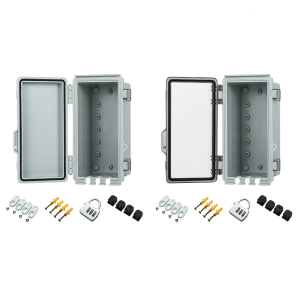 Multipurpose Large Size Waterproof Enclosures Convenient for Outdoor Power Supply With Lock And Mounting Accessories