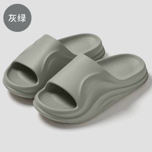 [Free Shipping] Simple Eva slippers for men summer indoor use non-slip thick-soled one-strap design mens slippers