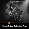 Dual Interface SSD Adapter for 2230/2242/2260/2280 M.2 NGFF SATA SSD. 