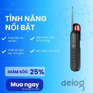 Máy dò camera ẩn T01 mini phát hiện camera ngụy trang định vị thiết bị nghe lén