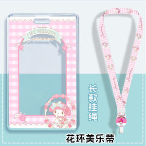 Sanrio Transparent Card Holder Cute ID Badge Case Student Bus Card MRT Luggage Tag Hard Plastic Sleeve