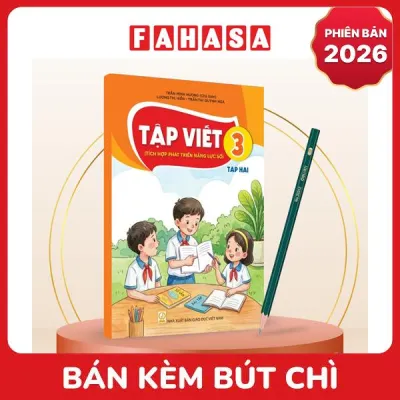 Sách Giáo Khoa Tập Viết 3 - Tập 2 (Tích Hợp Phát Triển Năng Lực Số) (Phiên Bản 2026) - Kèm Bút Chì