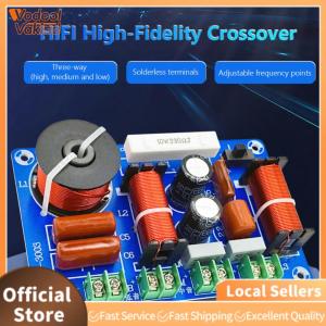 【Vakind】High Power 250W Speaker Crossover Filter Treble Mid Bass 3-Way Adjustable Frequency Divider for Home Audio System