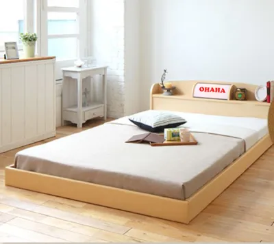 [ Freeship HCM ] [ Trả góp 0%] GIƯỜNG NGỦ BỆT KIỂU NHẬT GỖ CÔNG NGHIỆP YELLOW BED OHAHA - GB014