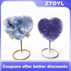 【ZTOYL】 1pcs tình yêu chip Bracket Crystal Ball Bracket hiển thị hiển thị đứng trang trí đồ trang trí thủ công