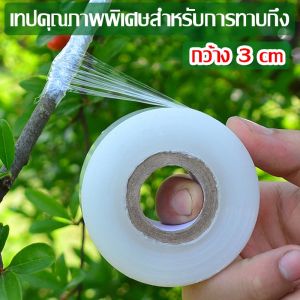 【Xmas】200m เทปพันกิ่งไม้ เทปพันกิ่งทาบ แลปพลาสติก อุปกรณ์ตอนกิ่ง เทปพันกิ่งเสียบยอด เทปติดตาต้นไม้ เทปใสพันกิ่ง ผ้าเทปพันกิ่ง