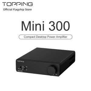 TOPPING Mini 300 HiFi Amplifier 140Wx2 Power Desktop Audio Balanced Class D AMP TRS RCA Home Theater Studio Monitor Speake