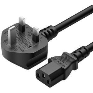 Malaysia Large UK Standard Power Cord 3 Pin Flower Square & 2 Pin Options High Power Compatible Durable and Stable BS Plug Tail Cord Pure Copper Safe