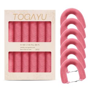 Heatless Curls Overnight Hair Care Set - Jumbo Velvet Hair Curlers    No Heat Hair Rollers for Women Comfortable Sleep-In Hair Rollers with Satin Scarf No Heat Damage Curling Rods for All Hair