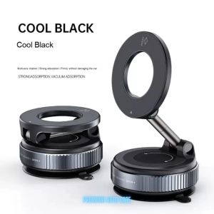 PEGASUS PREMIUM Magnetic Phone Holder 360° Rotation Vacuum Suction Foldable Car & Desk Stand Strong Magnet PEGASUS PREMIUM