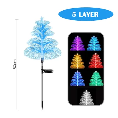 🔥 LUMINOUS REEF 🔥 Fiber Optic LED Solar Jellyfish Light Outdoor Garden Decor Lamp Lampu Solar 水母灯