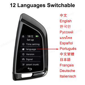 CF568 Universal Modified LCD Smart Key Screen display for BMW for Audi for Ford for Hyundai for Kia Car Keyless Entry Auto Lock