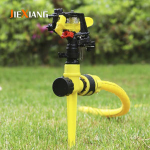 สปริงเกอร์รดน้ํา เต้นรํา รดน้ําต้นไม้ รอบทิศ สปิงเกอร์ พร้อมขาปัก 1/2นิ้ว 4หุน 5หุน PVC ระยะกว้าง 3-6เมตร ต่อสายยางได้เลย