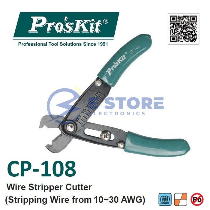 Pro'sKit CP-108 Wire Stripper Cutter | Lazada