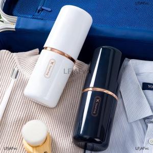 [COD] LFjAFvc Travel Portable Toothbrush Cup Bathroom Toothpaste Holder Storage Case Box Organizer Travel Toiletries Storage Cup New Creative