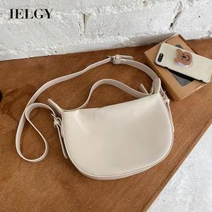 IELGY womens oblique large-capacity casual one-shoulder saddle bag