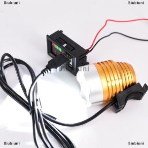 [COD] Biubiuni เครื่องวัดระดับแบตเตอรี่ Car12V แรงดันไฟฟ้าและจอแสดงพลังงานของรถยนต์ดิจิตอลโวลต์มิเตอร์แบตเตอรี่ LED ไฟแสดงระดับการชาร์จแบตเตอรี่ตะกั่ว-acidlithium