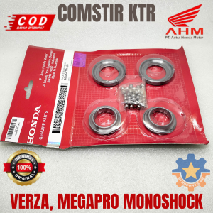 COMSTIR KTR HONDA MEGA PRO MONOSHOCK VERZA KUALITAS ORIGINAL ASLI AHM BEARING STANG STIR KOMSTIR