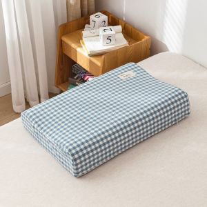 SHIRUI 1PC Bông Vỏ gối cao su Có thể giặt được 30x50cm Vỏ gối Thời trang Thoải mái Vỏ gối nhớt Dùng cho phòng ngủ tại nhà