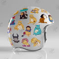 Combo 100 sticker mèo Mỹ Diệu bầy hầy decal siêu dễ thương hot trend hình dán chất liệu chống thấm nước. 