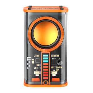 Niye K07 trong suốt cyberpunk MECHA Loa Bluetooth không dây âm thanh nhịp điệu ánh sáng loa siêu trầm âm thanh nổi TWS Trung tâm âm nhạc cuộc gọi rảnh tay