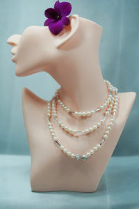 [ Woosilver ] Vòng Cổ Ngọc Trai Akoya – Đa Kiểu Đeo – Sang Trọng – Secondhand - NTA56