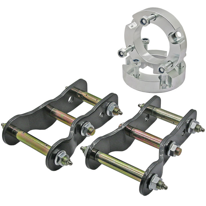 Front 1.5" Spacer Rear 2" Extended Shackle Suspension Lift Kits For