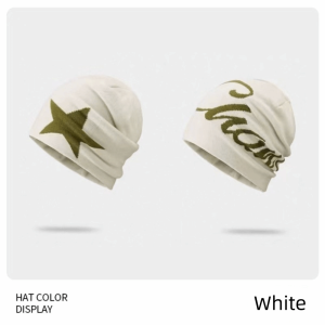 COMEMECO Fiber Knitting Cap Hat Keep warm Letter Jacquard Knitted Hat Gothic Y2k Couple Warm Hats Men Women