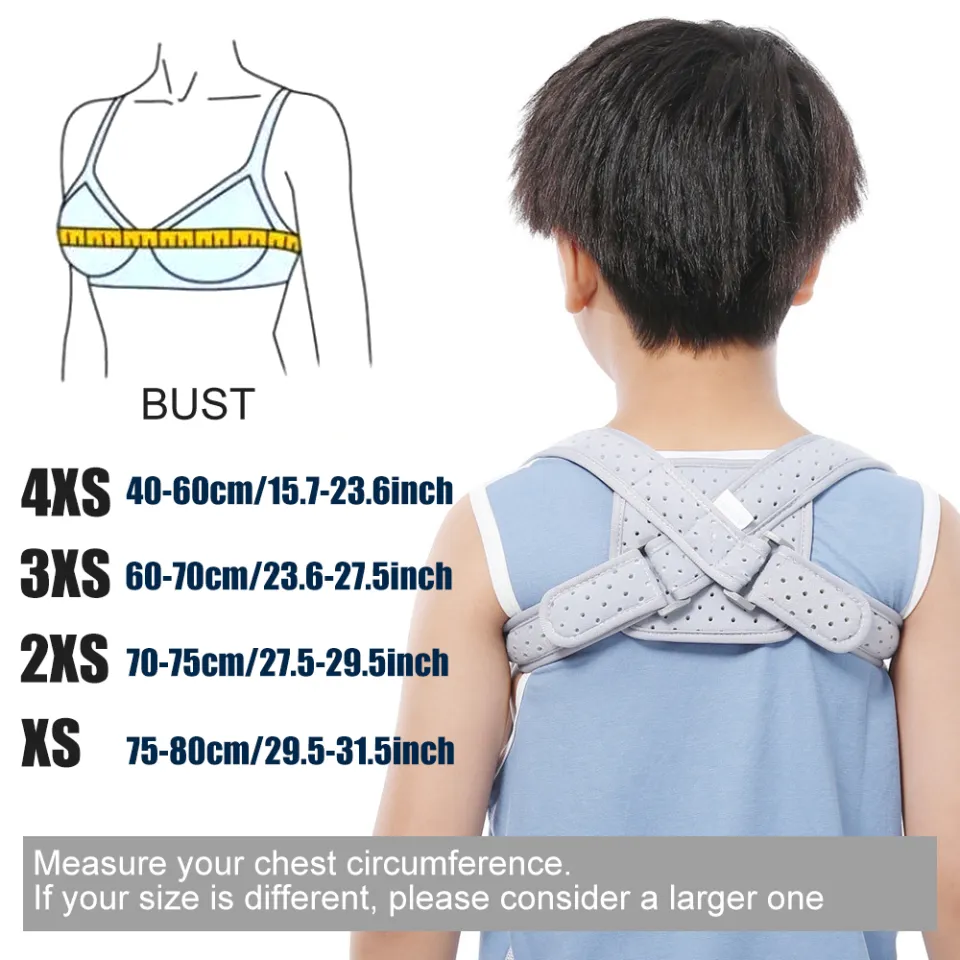 8 Shaped Posture Corrector for Kids Adults Adjustable Upper Back Brace  Support for Neck Back Shoulder Spine 