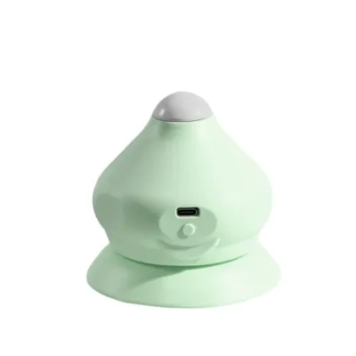 TRYANY Vibrate Adsorption Type Massager Ball Hot Compress Relaxation Electric Self-Massage Ball Back Massage Tool Multi-Function Silicone Massage Cone Back Muscle Relief
