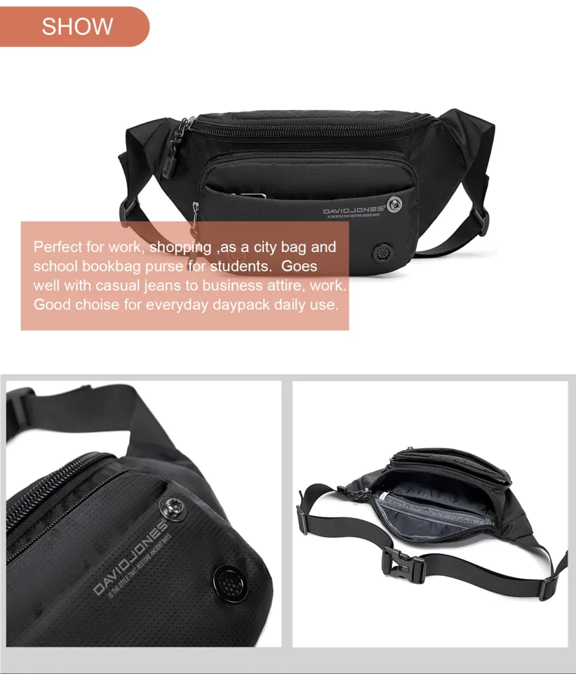 Mens hip bag on sale pouch