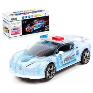 3D LED Lighting and Sound Police Car/ Inertial Rotate Dancing Toy Car/儿童电动万向警车